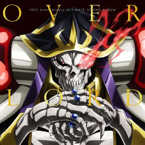 OVERLORD 10th Anniversary ULTIMATE SOUND ALBUM cover